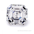 رائع اللون 6 ملم Asscher Cut Moissanite فضفاضة